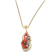 Collana Alcozer & J Donna in Bronzo Corallo C178BN22 - C178BN22